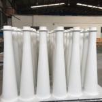 INDUSTRIAL CERAMIC PARTS FOR PAPERMAKING, FORMING BARS, DEFLECTORS, DEWATERING HYDROPLANS, MOISTURE INLET CHAMBER for sale