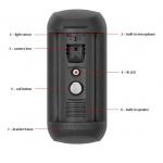Waterproof IP66 Sip IP Video Intercom Video Wireless Doorbell Camera for sale