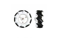 China Diameter 65MM Plastic Mecanum Wheel For 4WD Intelligent Trolley Robot supplier