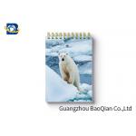 Polar Bear Animal Custom Spiral Notebooks School Stationery Set 3D Printing Cover