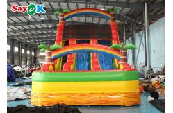 China Inflatable Jumping Bouncer PVC Tarpaulin Inflatable Water Slides Commercial Kids Pool Waterslide supplier