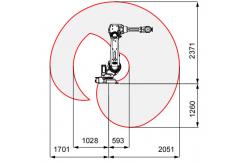 China Abb Irb 4600 60kg  Spraying Electronic Robotic Arm Vision System Camera supplier