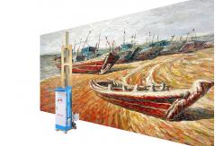 China Multicolour Ink Heating Vertical Wall Printer Robot supplier