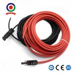 2 X 5m Dc Solar Panel 6mm Cable Wire Extensions With Pre Crimped Connector for sale