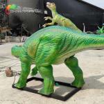 Realistic Life Size Animatronic Dinosaurs  Iguanodon Model Weather Resistance