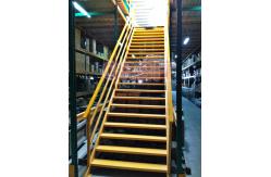China Cold Rolling Steel Pallet Rack Mezzanine , 300kg Catwalk Shelf Supported Mezzanine supplier