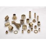 Liquid Or Solid Lubricant Sintered Bronze Bearings / Plain Bearing Bush for sale