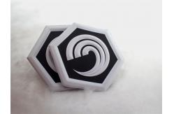 China Clothing Printed TPU Label Badges High Frequency 3D Embossed Patches supplier
