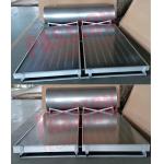 304 Stainless Steel Pressurized Solar Water Heater With Blue Flat Solar Collector for sale