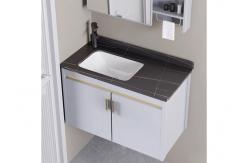 China New Design Single Sink Drawer Simple Modern Basin Bathroom Vanity Cabinets supplier