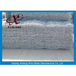 Gabion Mesh Cages , Welded Gabion Baskets Easy Assemble Galvanized River Protection