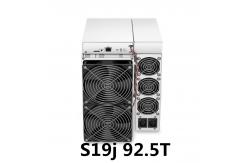 China OEM ODM Antminer S19j 92.5T 3250 Watt SHA256 Asic Miner supplier