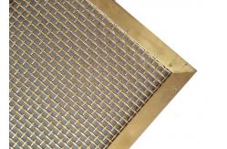 China Surface Finished Services Architectural Woven Wire Mesh With Pattern Design supplier