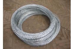 China High Density Galvanized Iron Concertina Barbed Razor Wire Mesh Fence supplier
