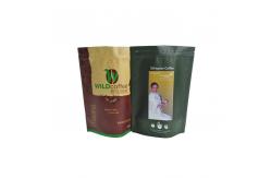 China  Custom Plastic Bags Matte Surface Coffee Pouch Food Packaging 250g 500g 1kg supplier
