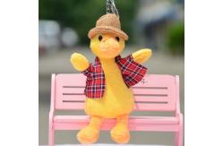 China PP Cotton Stuffed Duckling Keychain Plush Toys supplier