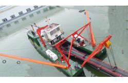 China Gabon small 10 inch river sand pumping jet suction dredger for sale supplier