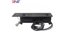China Motorized Hidden Rotate Flip Up Power Outlet With Wireless Charger supplier