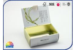 China UV Print Gold Paper Box Book Shaped Folding Packaging Box For Soap supplier