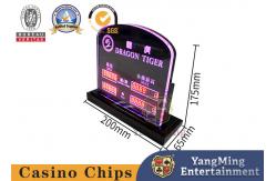 China Baccarat Acrylic Engraving LED Electronic Betting Display Board Customized supplier