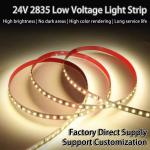 12V 24V Soft Light Strip 120 Beads Led Strip Self-Adhesive Linear Light for Cabinet for sale