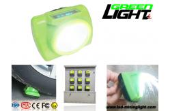 China 18650 Battery 13000Lux Miners Cap Lamp USB Charging Wire supplier