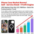 Steel Print On Demand Phone Case Machine Android Operating System L113*W87*H220cm