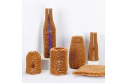 China Recyclable Custom Cushioned Honeycomb Wrap Paper Kraft Paper Packing Sleeve supplier