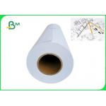 80GSM Uncoated CAD Plotter Paper For Engineers With 2'' Core 24inch x 100' for sale