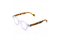 China Stylish Temple Adjustable Acetate Optical Glasses Frame MR 98618 supplier