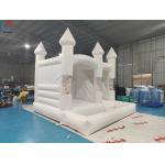 Wedding Jumping Castle Bounce House With Pool Inflatable White Bouncy House