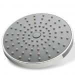 6 Inch Round Abs Shower Head With Swivel Ball Joint Wall Mounted