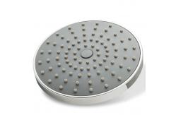 China 6 Inch Round Abs Shower Head With Swivel Ball Joint Wall Mounted supplier