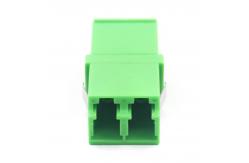 China Telecommunication LC APC Duplex Optical Fiber Adapter with Flip Auto Shutter supplier