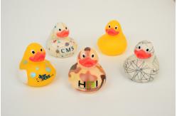 China Professional OEM floating duck with metal weighted duck embossed custom duck toy supplier