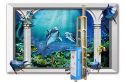 China 329cm Height 3D Wall Printing Machine , Mural Printing Machine supplier
