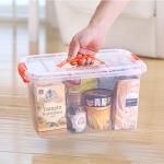 12L 18L 24L Clear Plastic Storage Bins Transparent Plastic Container Box for sale