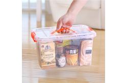 China 12L 18L 24L Clear Plastic Storage Bins Transparent Plastic Container Box supplier