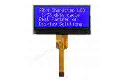 China 20*4 FSTN Monochrome I2C Wide Temperature LCD Module Winstar Replacement supplier