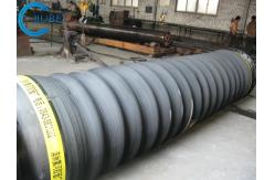China Black Rubber Suction Hose Sand Slurry Dredging Wire Armoured Delivery 10 Inch supplier