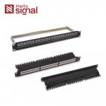 FTP CAT5E Shielded Patch Panel 1U Network empty shielded FTP STP 24 port blank patch panel for sale