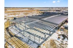 China Q235 Q235B Q345 Prefab Industrial Steel Building Construction With Metal Wall Cladding supplier