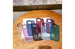 China Shockproof Magsafe Phone Case Translucent Back Anti Fingerprint supplier