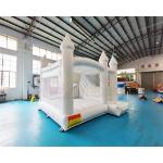Wedding Combo Inflatable White Bounce House With Slide for sale