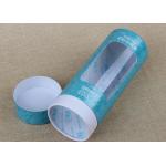 73mm Diameter Customized Paper Cans Packaging With Clear PVC Window QS Approval