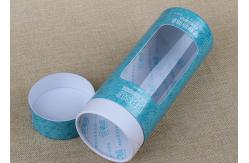 China 73mm Diameter Customized Paper Cans Packaging With Clear PVC Window QS Approval supplier