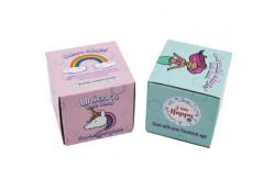 China Youfu Iridescent Cardboard Packaging Box Small Bath Bomb Product Foldable 1000PCS supplier
