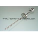 Temperature Sensor Thermocouple RTD PT100 With Flange Thermowell for sale