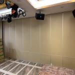 Conference Hall Folding Door Partitions Wood Movable Sliding Partition Walls In USA for sale