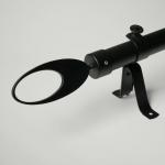 Aluminium Alloy 18 Inch Removable Pipe Curtain Rods for sale